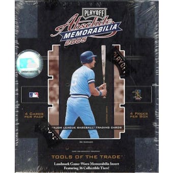 2005 Playoff Absolute Memorabilia Baseball Hobby Box
