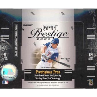 2005 Playoff Prestige Baseball Hobby Box