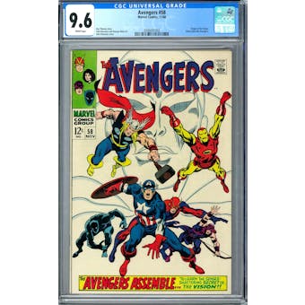 Avengers #58 CGC 9.6 (W) *2006001002*