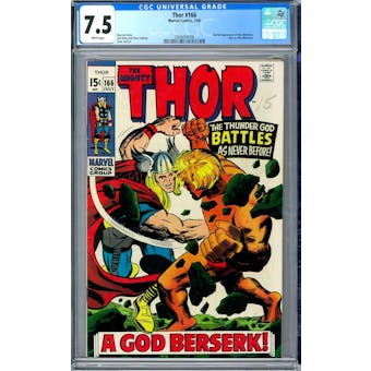 Thor #166 CGC 7.5 (W) *2006004006*