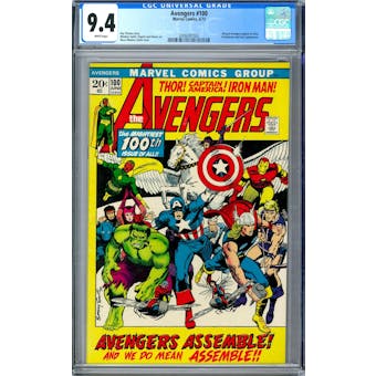 Avengers #100 CGC 9.4 (W) *2006087002*