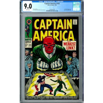 Captain America #103 CGC 9.0 (W) *2006087006*