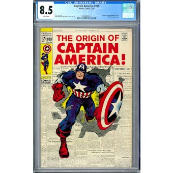 Captain America #109 CGC 8.5 (W) *2006087010*