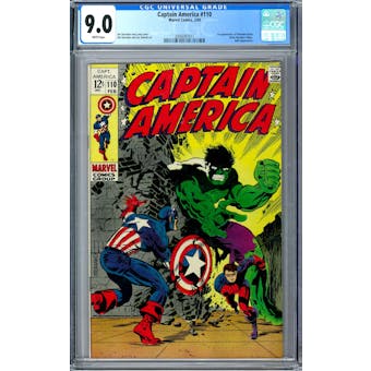 Captain America #110 CGC 9.0 (W) *2006087011*