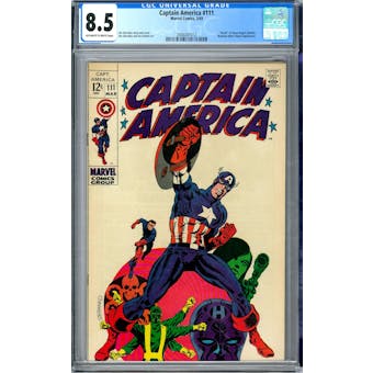 Captain America #111 CGC 8.5 (OW-W) *2006087012*
