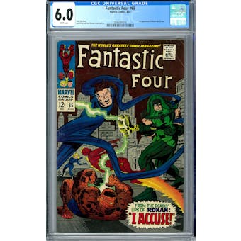 Fantastic Four #65 CGC 6.0 (W) *2006087016*