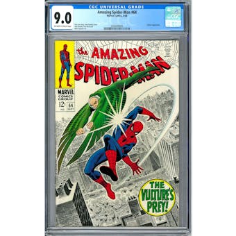 Amazing Spider-Man #64 CGC 9.0 (OW-W) *2006094005*
