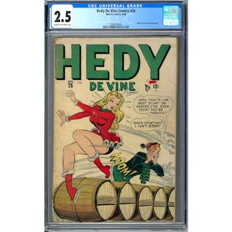 Hedy De Vine Comics #26 CGC 2.5 (C-OW) *2006094009*