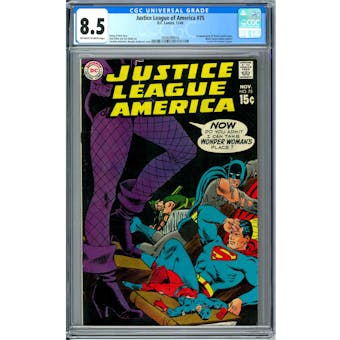 Justice League of America #75 CGC 8.5 (OW-W) *2006094010*