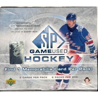 2005/06 Upper Deck SP Game Used Hockey Hobby Box