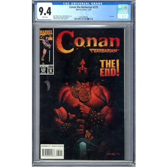 Conan the Barbarian #275 CGC 9.4 (W) *2007946006*