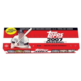 2007 Topps Factory Set Baseball Hobby (Box) Case (12 Sets)