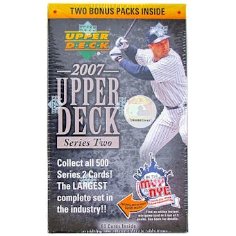 2007 Upper Deck Series 2 Baseball 12-Pack Blaster Box