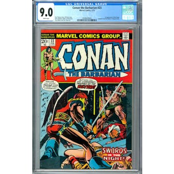 Conan the Barbarian #23 CGC 9.0 (W) *2008626002*