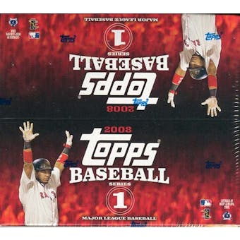 2008 Topps Series 1 Baseball 24-Pack Box