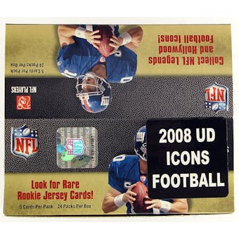 2008 Upper Deck Icons Football 24-Pack Box