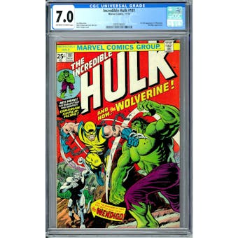 Incredible Hulk #181 CGC 7.0 (OW-W) *2009106001*