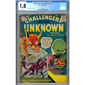 Challengers of the Unknown #1 CGC 1.8 (W) *2009109007*