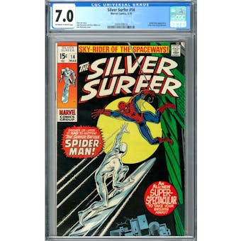 Silver Surfer #14 CGC 7.0 (OW-W) *2009109018*