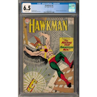 Hawkman #4 CGC 6.5 Famous5 - (Hit Parade Inventory)