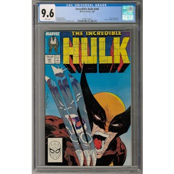 Incredible Hulk #340 CGC 9.6 (W) *2009116005*