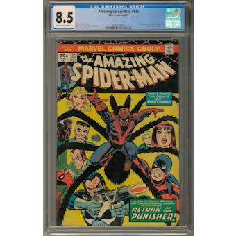 Amazing Spider-Man #135 CGC 8.5 (C-OW) *2009118004*