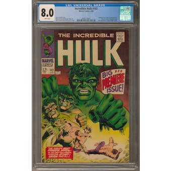 Incredible Hulk #102 CGC 8.0 (W) *2009118007*