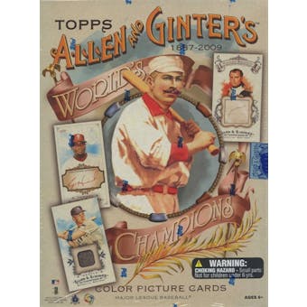 2009 Topps Allen & Ginter Baseball Hobby Box