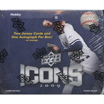 2009 Upper Deck Icons Baseball Hobby Box