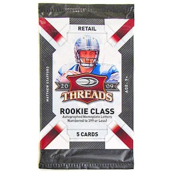 2009 Donruss Threads Football Retail Pack
