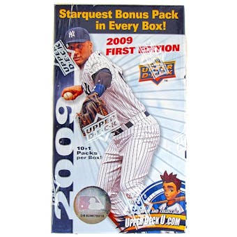 2009 Upper Deck First Edition Baseball 11 Pack Box