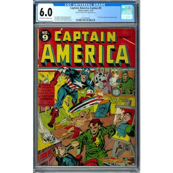 Captain America Comics #9 CGC 6.0 (OW-W) *2010443001*