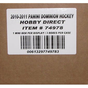2010/11 Panini Dominion Hockey Hobby 3-Box Case