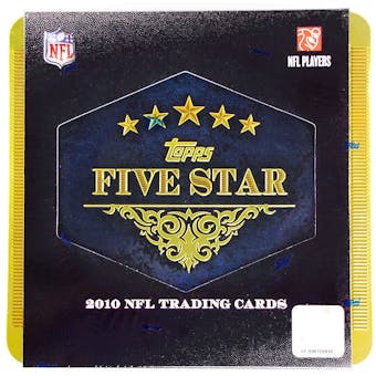 2010 Topps Five Star Football Hobby Box (Tin)