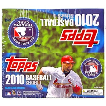 2010 Topps Series 1 Baseball 16-Pack Box