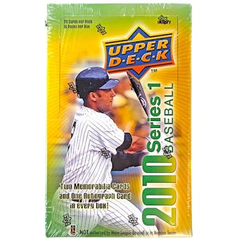 2010 Upper Deck Series 1 Baseball Hobby Box (Reed Buy)
