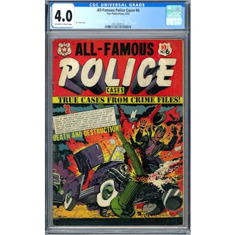 All-Famous Police Cases #6 CGC 4.0 (OW-W) *2011432013*