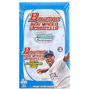 2011 Bowman Draft Picks & Prospects Baseball Rack Pack Box