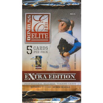 2011 Donruss Elite Extra Edition Baseball Retail Pack