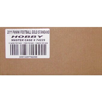2011 Panini Gold Standard Football Hobby 15-Box Case