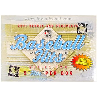 2012 ITG Heroes & Prospects Hits High Numbers Update Baseball Hobby Box