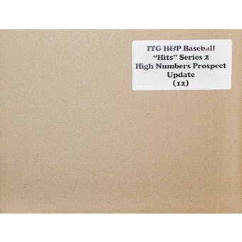 2012 ITG Heroes & Prospects Hits High Numbers Update Baseball Hobby 12-Box Case