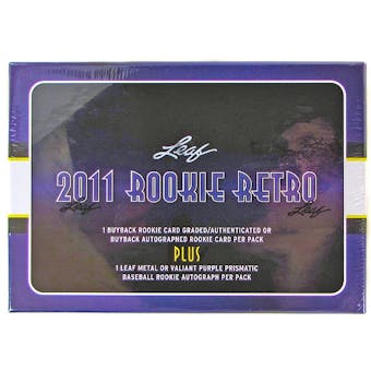 2011 Leaf Rookie Retro Hobby Box