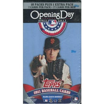 2011 Topps Opening Day Baseball 11-Pack Box