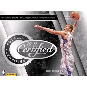 2010/11 Panini Totally Certified Basketball Hobby 6-Box Case