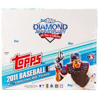 2011 Topps Series 2 Baseball Retail 16-Pack Box
