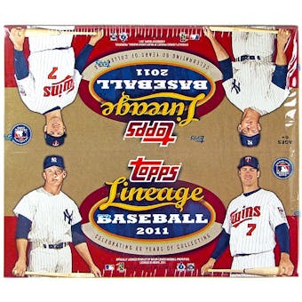 2011 Topps Lineage Baseball Retail 12-Pack Box
