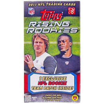2011 Topps Rising Rookies Football 7-Pack Box