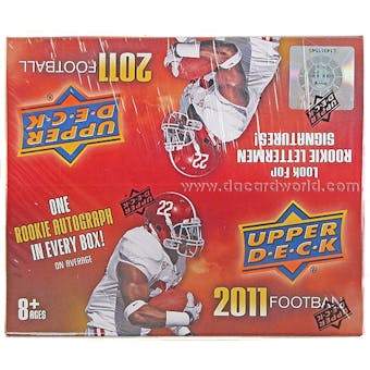 2011 Upper Deck Football Retail 24-Pack Box