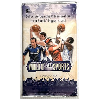 2011 Upper Deck World of Sports Retail Pack